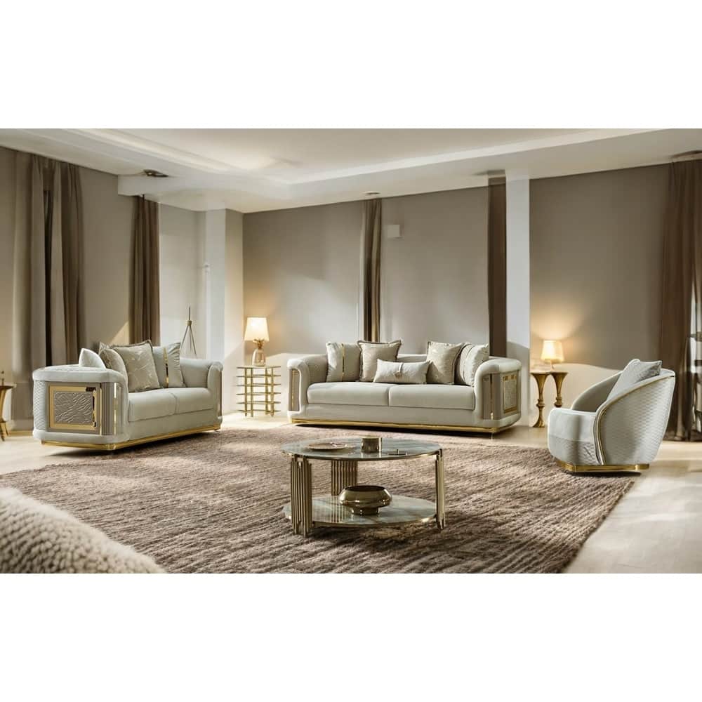 Orabella 3 Pieces Living Room Sets 1 Sofa 1 Love seat 1 Chair
