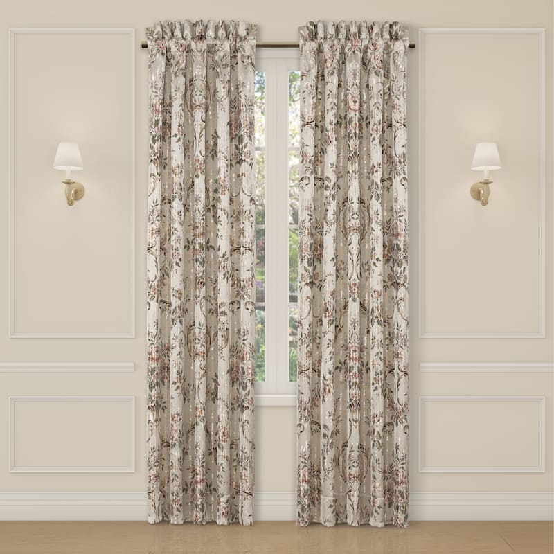 J. Queen New York Pecora Window Panel Pair