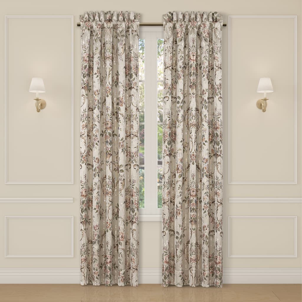 J. Queen New York Pecora Window Panel Pair