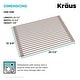 preview thumbnail 92 of 102, Kraus Silicone Drying Rack Mat