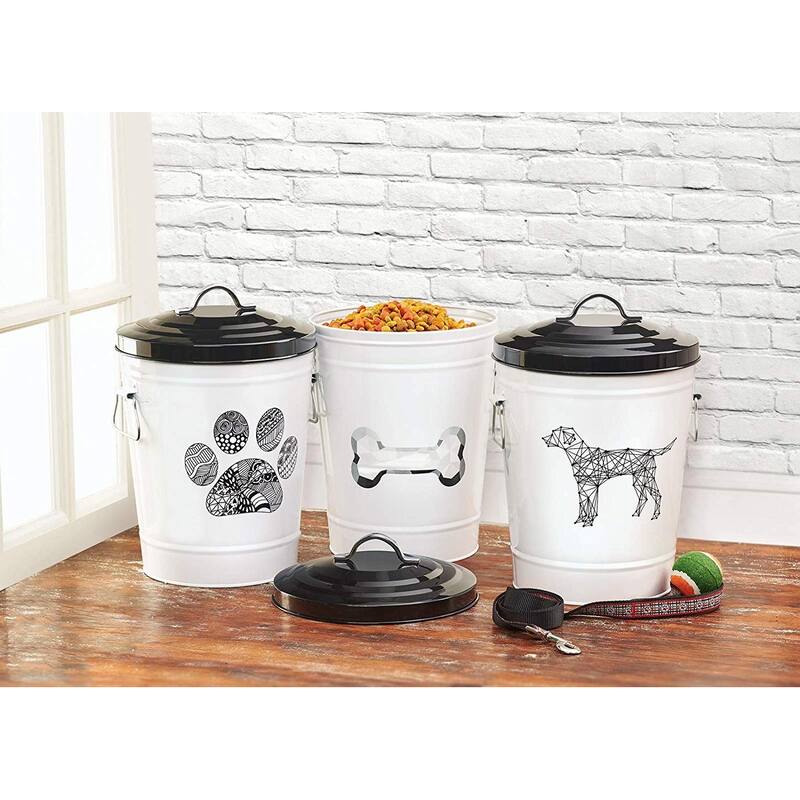 Amici Pet Food Zentangle Safe Storage Canister