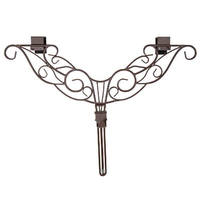 Adjustable Wreath Hanger for Door - Antler (Brown) - Brown