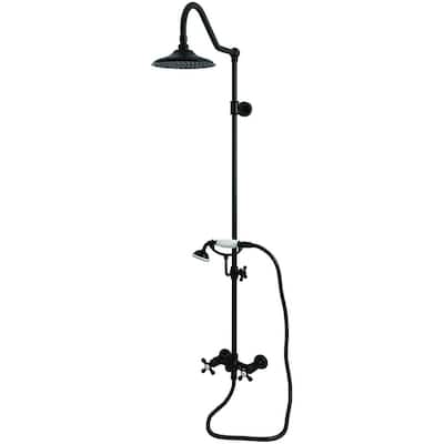 Kingston Brass CCK366.AX Kingston Ceramic Disc Shower System with