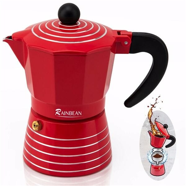 Stovetop Espresso Maker 3 Cup Moka Pot 