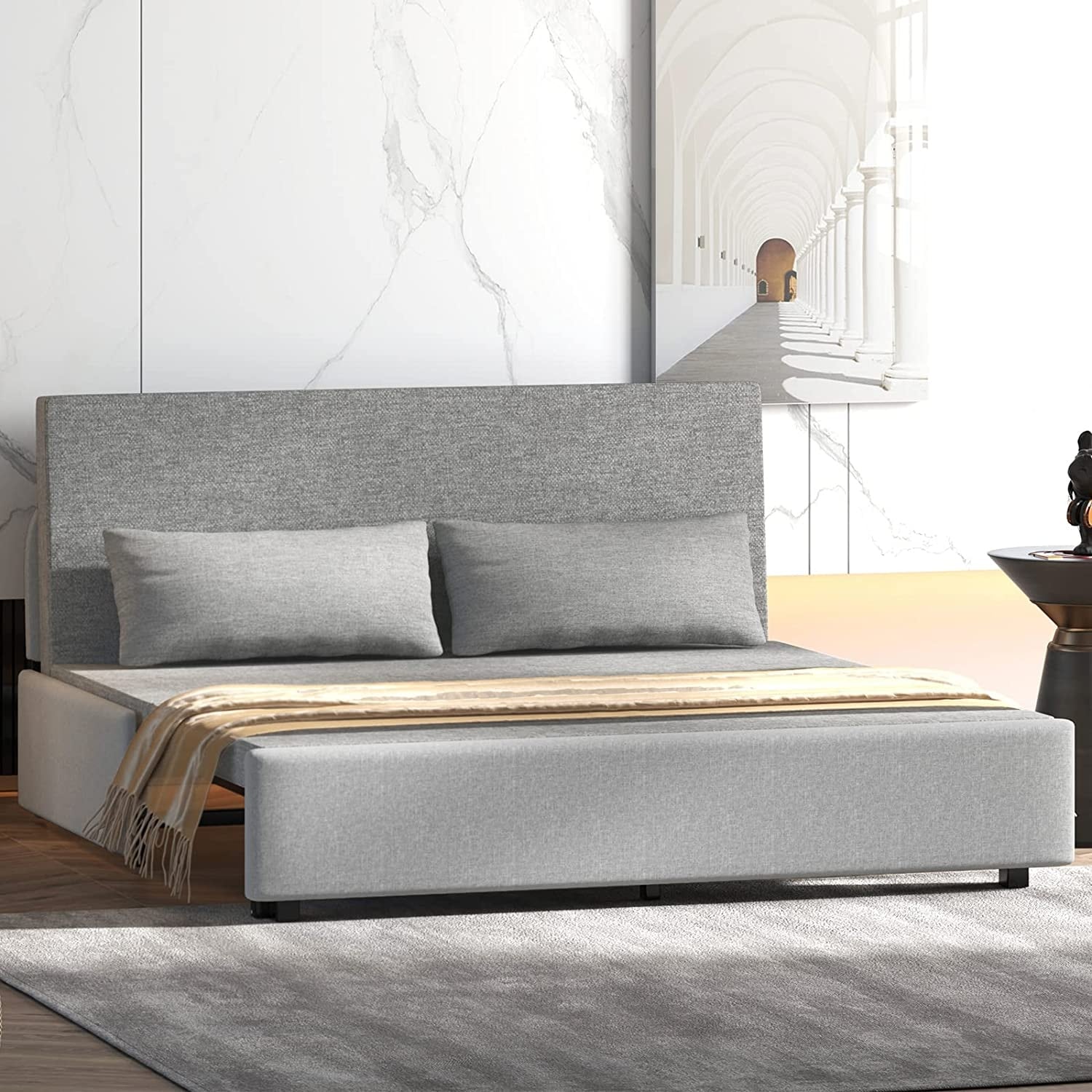 Modern queen online sleeper sofa