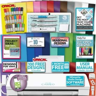 Cricut Maker Machine Bundle 4 Smooth Heat Transfer Permanent Vinyl Design/projects