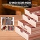 preview thumbnail 10 of 12, VEVOR Cigar Humidor Cabinet Handmade Spanish Cedar Wood Cigar Humidor Hygrometer, Shelves, and Handle, Great Gift for Men