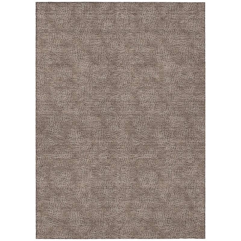 HomeRoots Geometric Transitional Rectangle Outdoor Rug