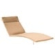 preview thumbnail 66 of 88, Salem Outdoor Chaise Lounge Cushion (ONLY CUSHION) by Christopher Knight Home - 79.25"L x 27.50"W x 1.50"H Caramel