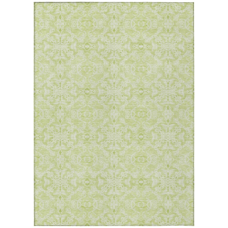 Machine Washable Indoor/ Outdoor Chantille Traditional Medallions Rug