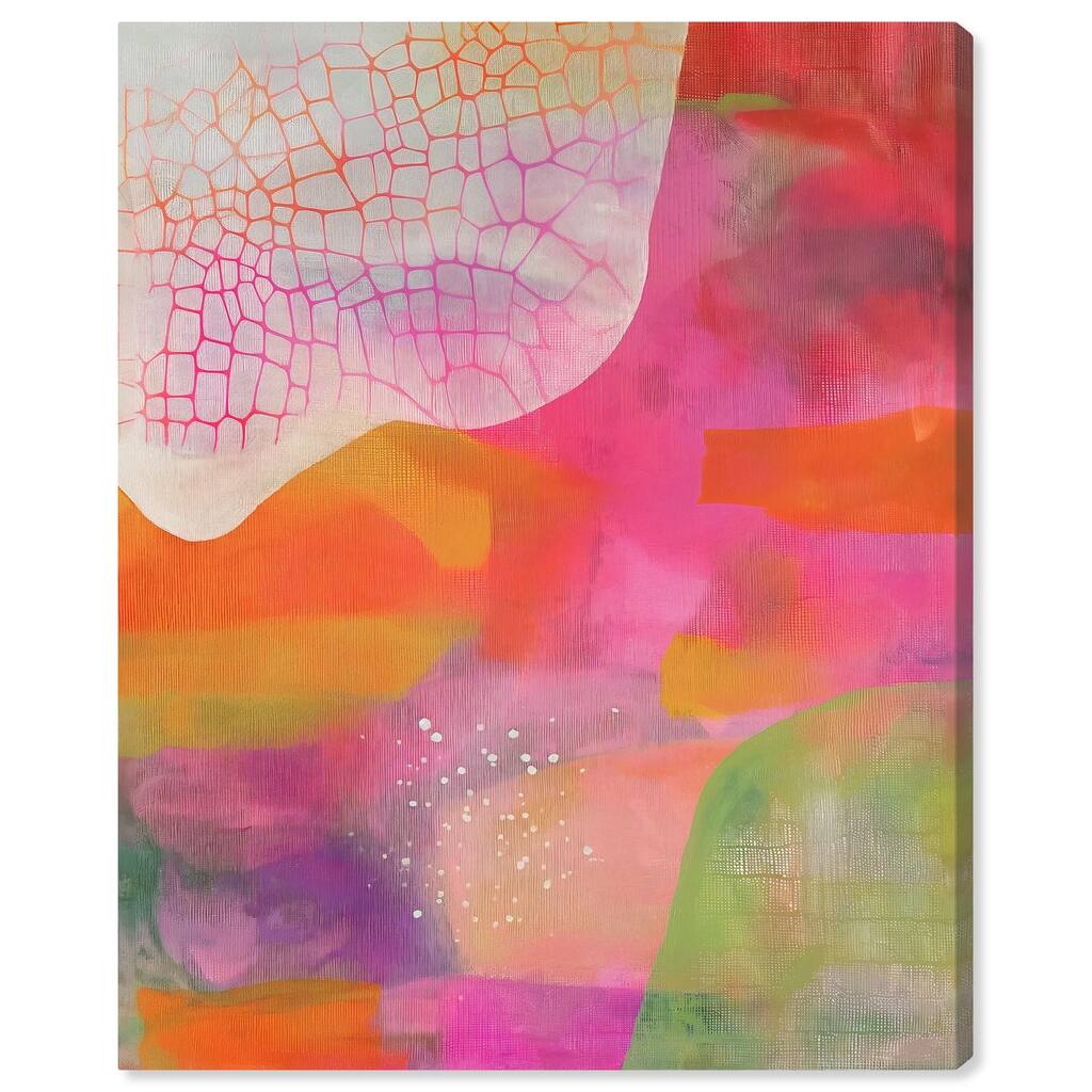 Garnet Gleam III Canvas by Art Remedy, Gallery Wrapped