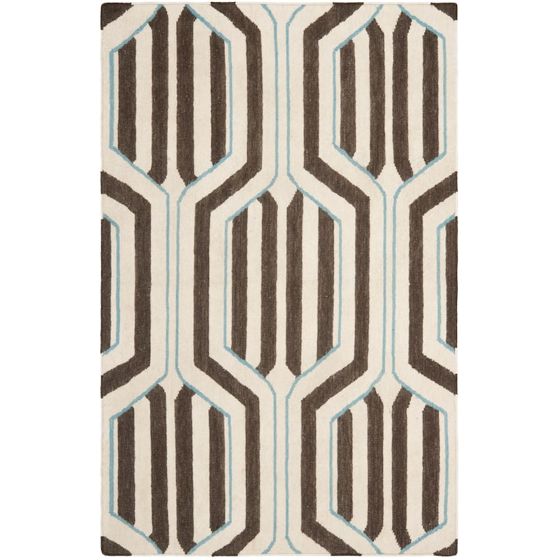 SAFAVIEH Handmade Flatweave Dhurries Najah Modern Moroccan Wool Rug