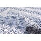 preview thumbnail 3 of 7, ECARPETGALLERY Braid weave Sienna Blue Wool Rug - 5'3 x 7'6
