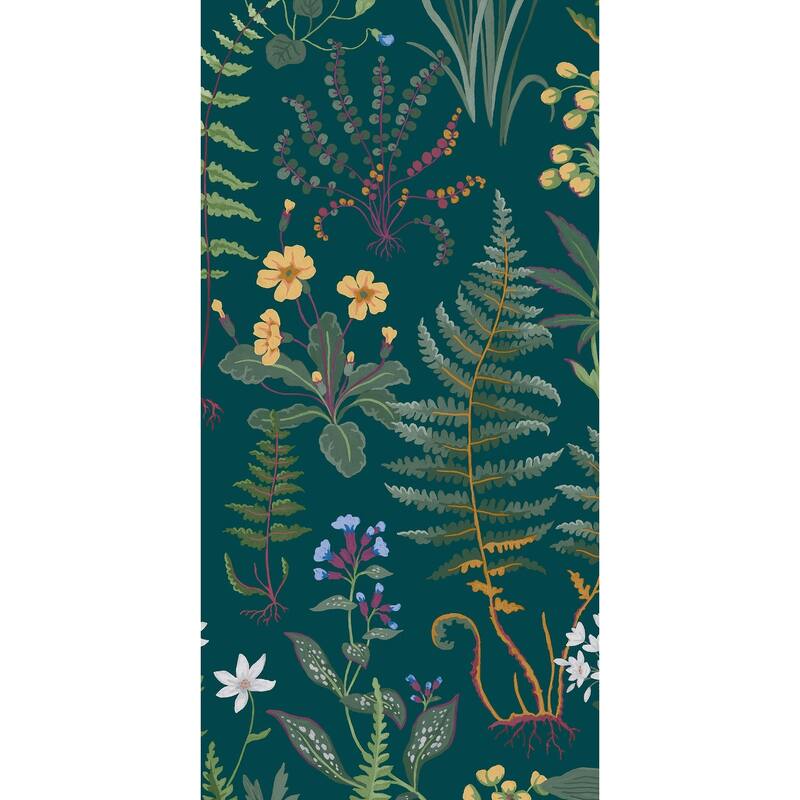 Graham & Brown Oshibana Teal Wallpaper