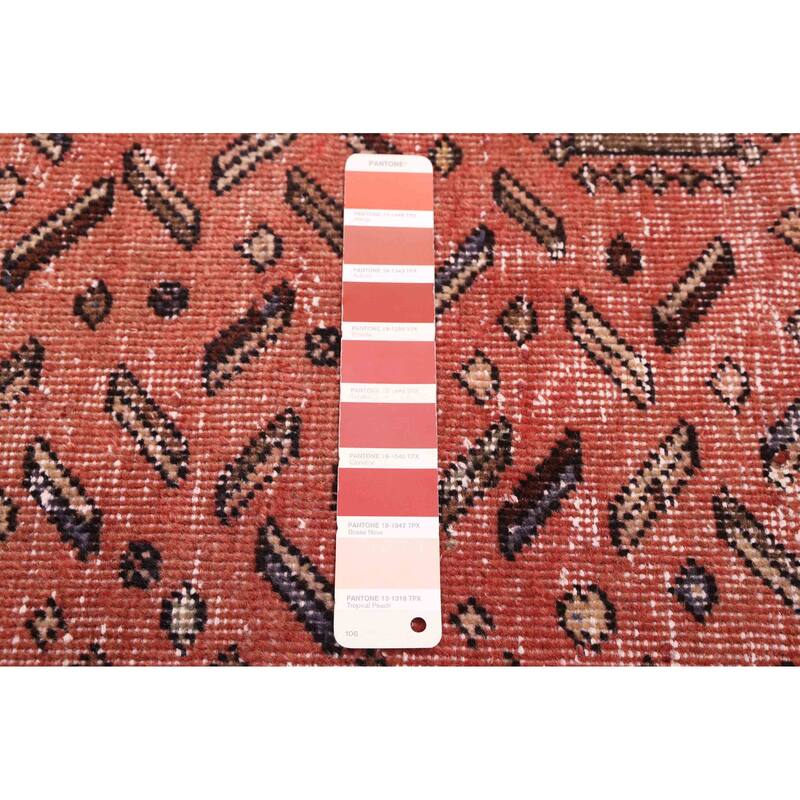 ECARPETGALLERY Hand-knotted Antalya Vintage Copper Wool Rug - 4'7 x 9'0