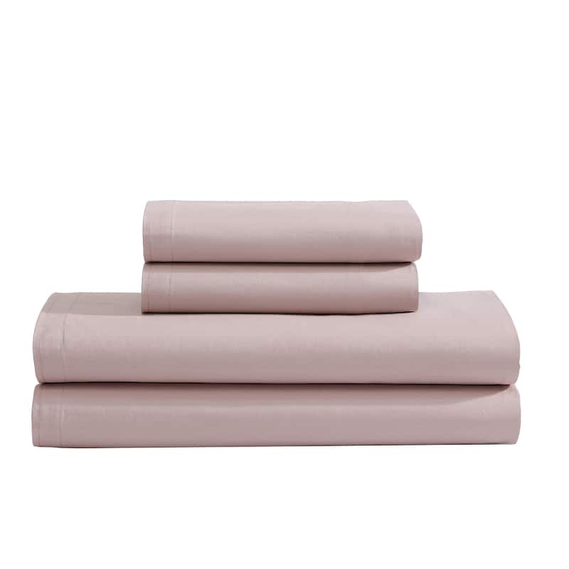 Calvin Klein Naturals Solid 4 Piece Sheet Set