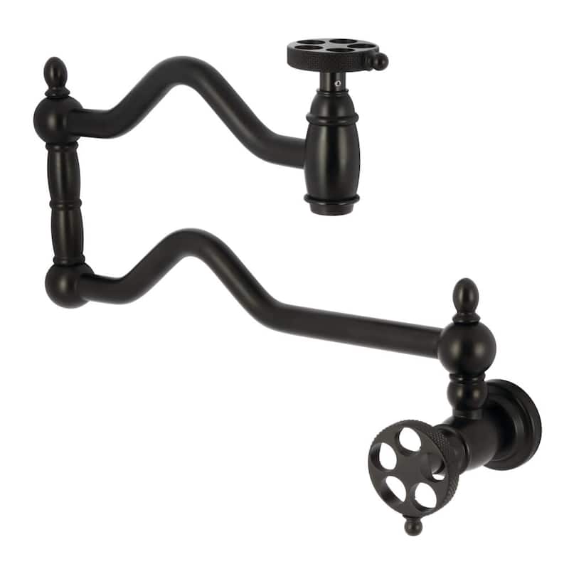 Kingston Brass KS210.RKX Webb 4.5 GPM Wall Mounted Single Hole Pot