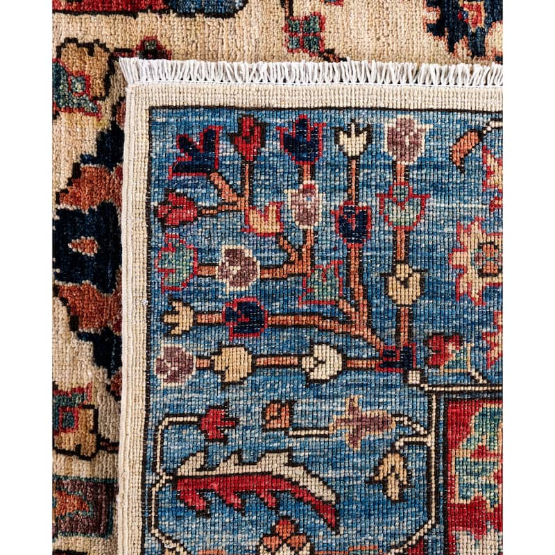 Serapi One-of-a-Kind Hand-Knotted Area Rug - Ivory - 8' 1" x 9' 11"