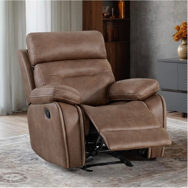 Spruce & Spring Lauren Manual Recliner Glider Rocker Chair for Living Room