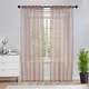 preview thumbnail 44 of 48, Superior Jackson Striped Machine Washable Sheer Curtains, Set of 2