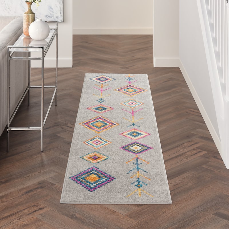 Nourison Passion Moroccan Geometric Tribal Area Rug
