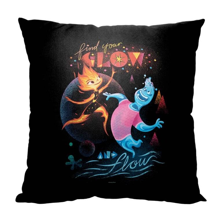 Disney Pixar Elemental Glow And Flow 18 Inch Throw Pillow Bed Bath Beyond 40153977