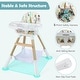preview thumbnail 7 of 8, Babyjoy 4 in 1 Convertible High Chair for Babies&Toddlers, Multi-Use - See Details