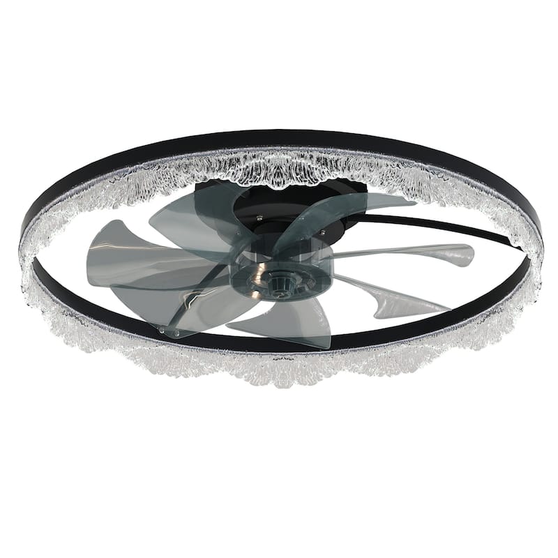 24" Decorative LED Ceiling Fan Light