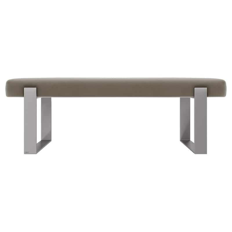 Vant Upholstered Bed Bench - Velvet Sand Storm