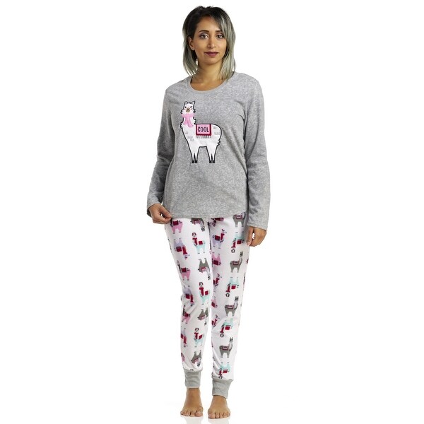 Shop PJ Couture Women's Cuddly Critters Llama Pajama Set ...