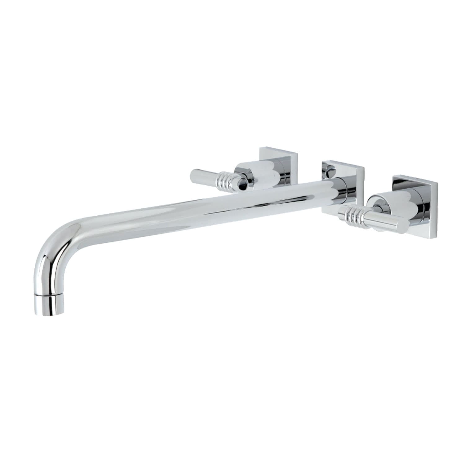 Kingston Brass Milano Wall Mounted Roman Tub Filler