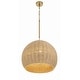 preview thumbnail 5 of 6, Crystorama Lighting Group JAC-10503 Jace 3 Light 20" Wide Pendant