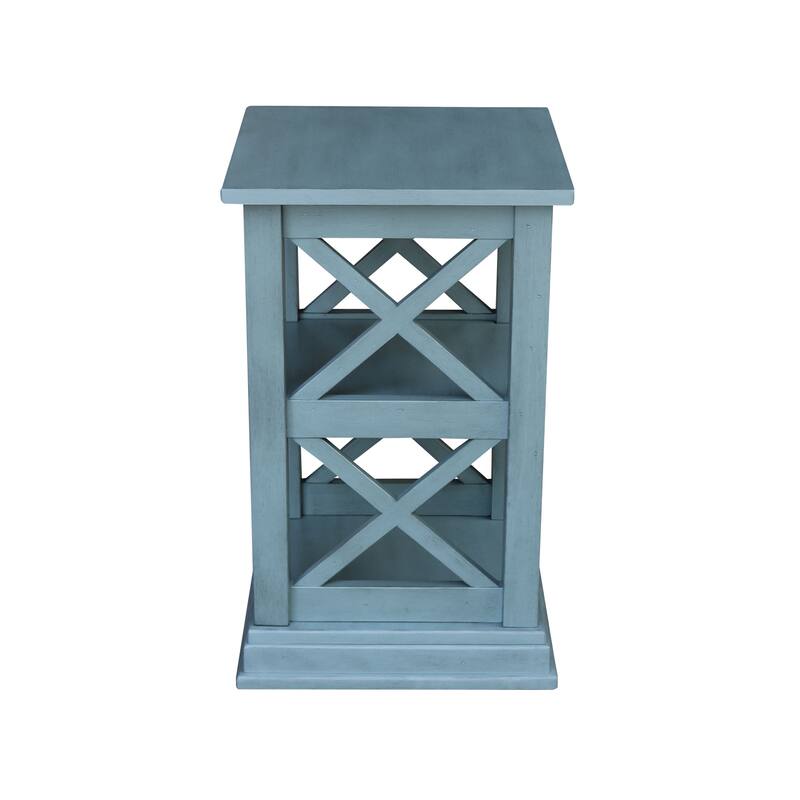 Hampton Solid Hardwood Accent Side Table