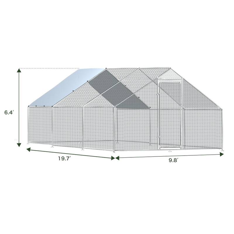 Chicken Coop with Waterproof Anti-UltravioletCover