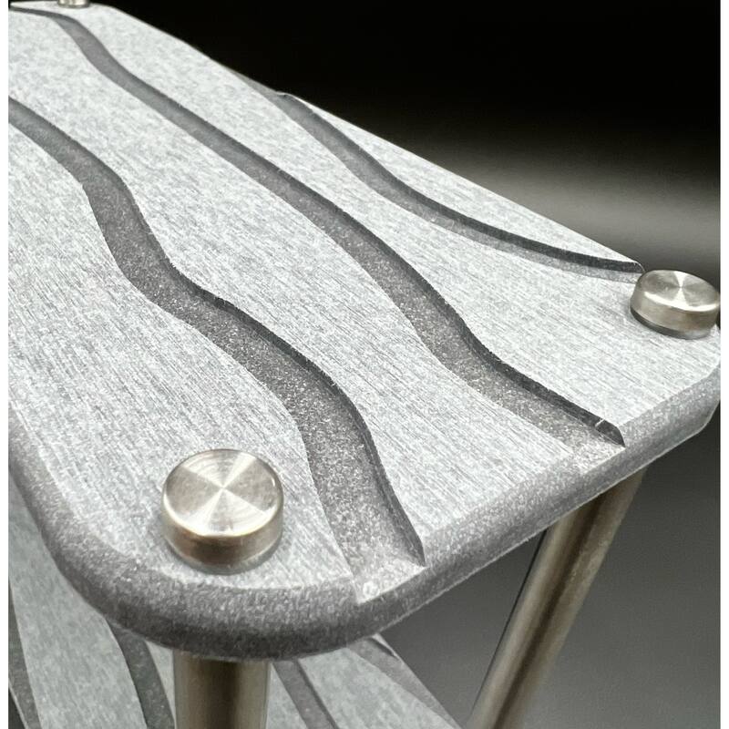 LuxeStone Two Layer Diatomite Bathrooms and Kitchens Quick Drying Organizer&Storage Tray - Gray - 11"