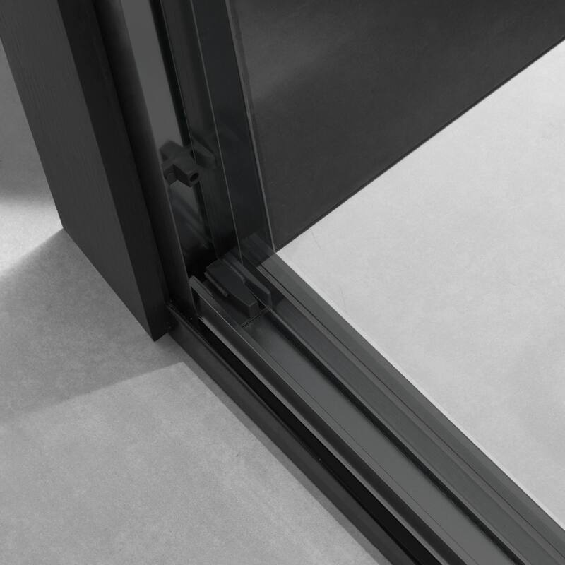 60" W x 74" H Door Sliding Frameless Shower Door with 6mm Tempered Glass