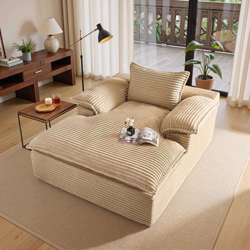 OVIOS Multifunctional Modular Cloud-Like Sofa - Beige