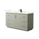 Option Light Green / Giotto Quartz Top / Matte Black