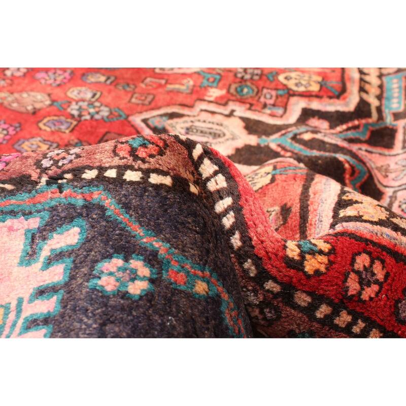 ECARPETGALLERY Hand-knotted Kayseri Red Wool Rug - 4'4 x 6'5