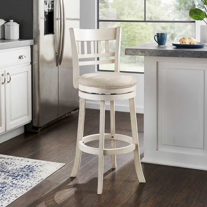 Verona Swivel 29-inch High Back Bar Stool by iNSPIRE Q Classic