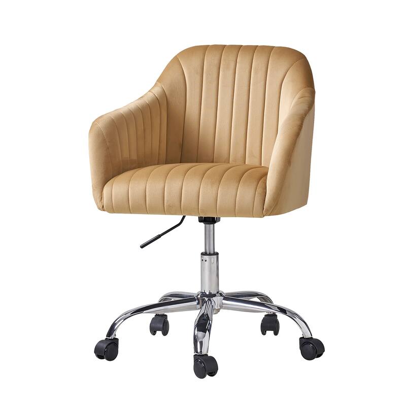 Gerhard Modern Velvet Task Chair - 360 Degree Swivel by HULALA HOME