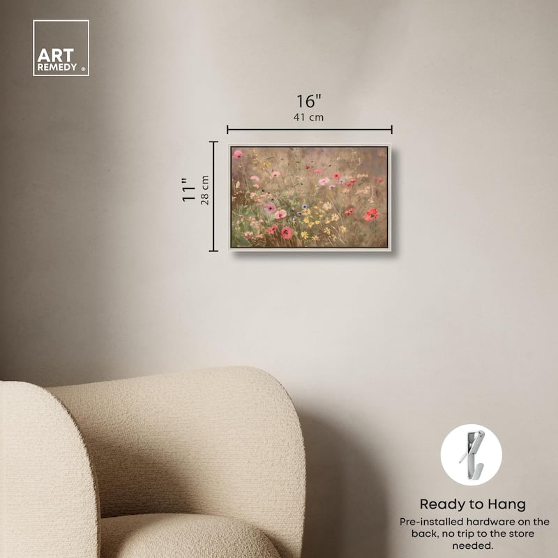 Wildflower Meadow Canvas by Art Remedy