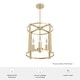 preview thumbnail 19 of 29, Hunter Astwood 16" 4-Light Round Chandelier, Dining Room Table, Kitchen Island, Cage, Transitional, Art-Deco