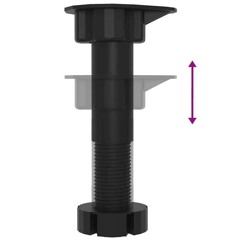 vidaXL Oven Cabinet White Engineered Wood Compact Adjustable Feet - 18.1 x 23.6 x 32.1