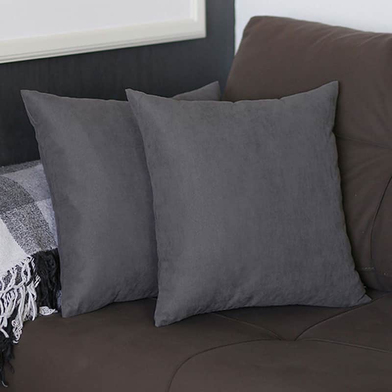 Farmhouse Set of 2 Decorative Throw Pillow, Square and Lumbar