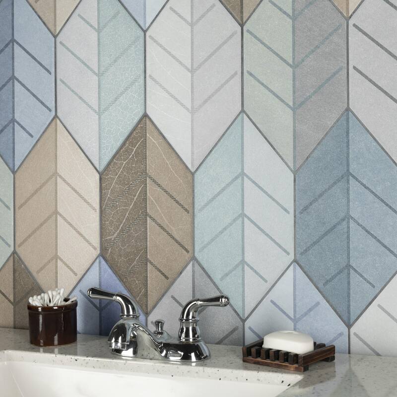 Merola Tile Foresta Kayak Mix 6-1/2" x 12-1/2" Porcelain Floor and Wall Tile
