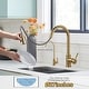 preview thumbnail 3 of 27, WOWOW Single Handle Pull Down Kitchen Faucet with Water Filter Faucet