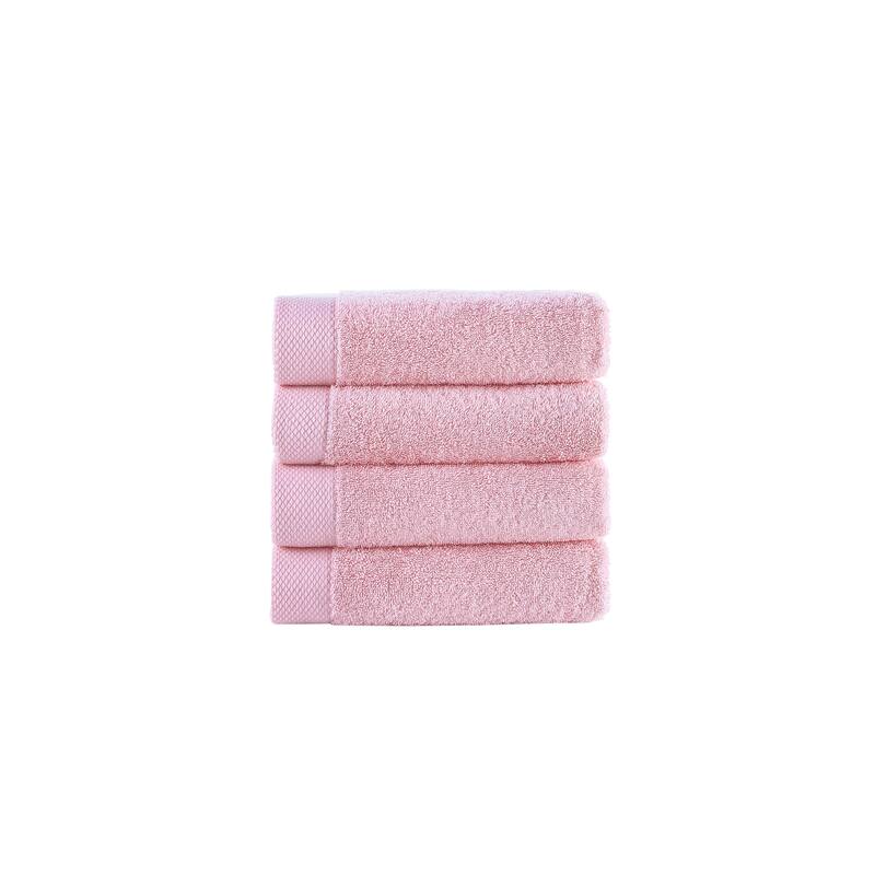 Brooks Brothers Solid Signature 4 pcs Hand Towels - Pink