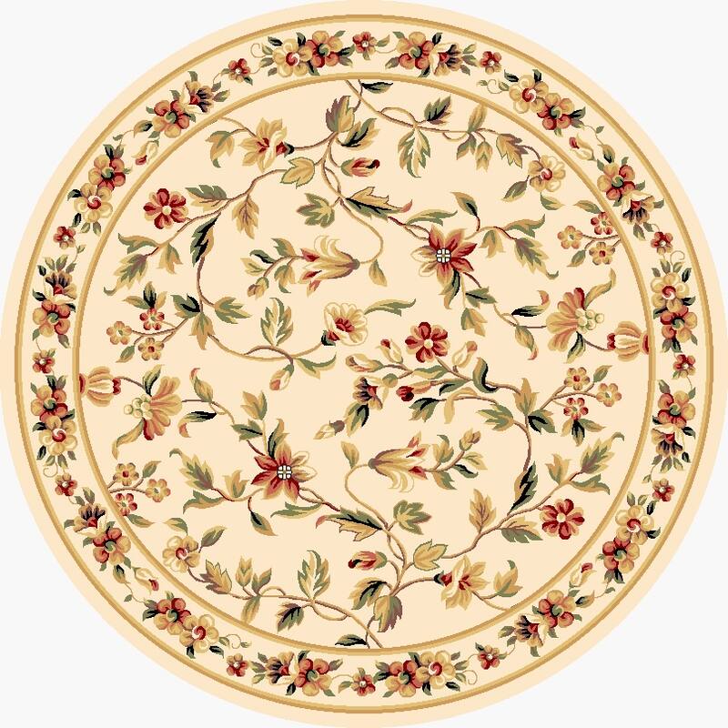 Copper Grove Veit Ivory Classic Floral Area Rug
