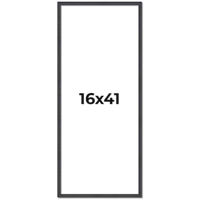 16x41 Frame Brown Picture Frame - Complete Modern Photo Frame Includes